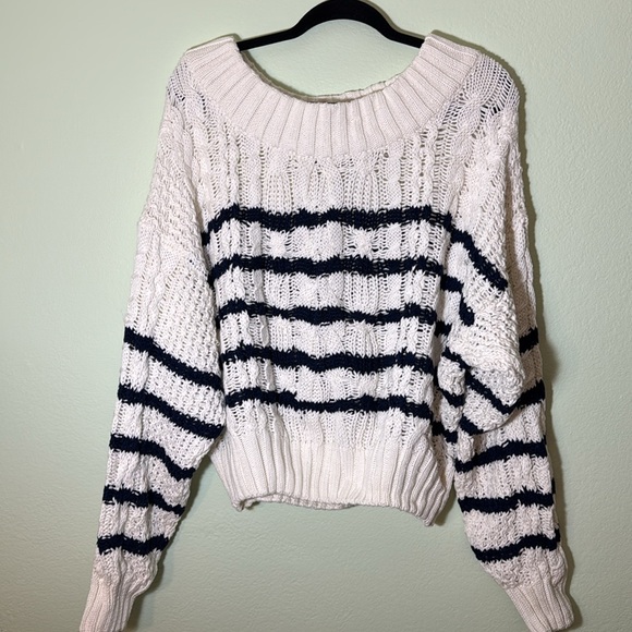 Anthropologie XL Bella Cable-Knit Sweater - Picture 5 of 9